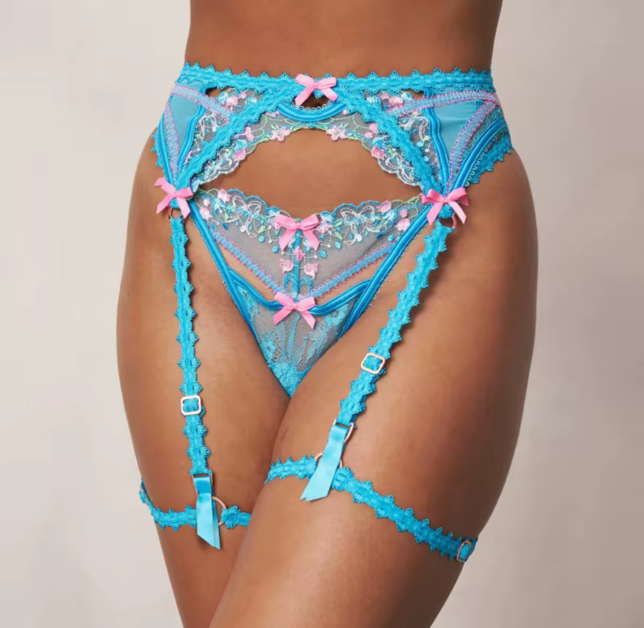 The Cotton Candy Crush 3-Piece-Set - Feminine Lingerie